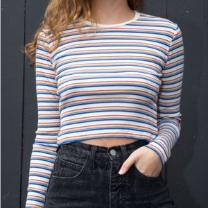 NWOT Brandy Melville Santana Striped Top